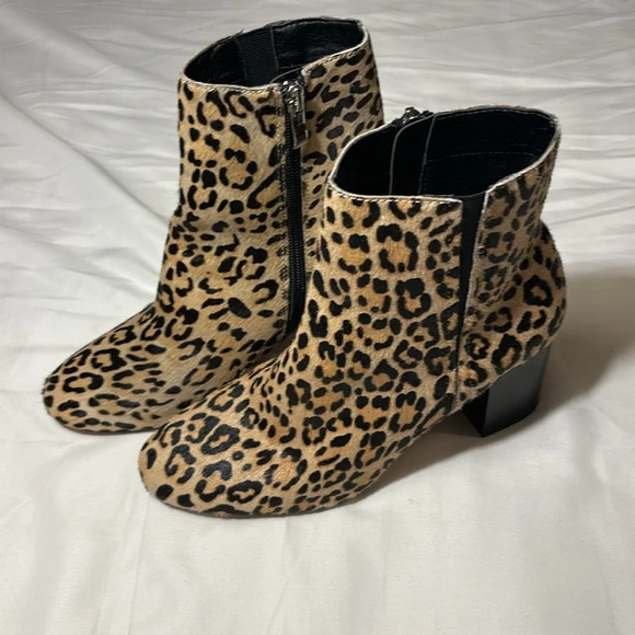Halogen Leopard Cheetah Haircalf Abbi Block
Heel Booties - Picture 3 of 12